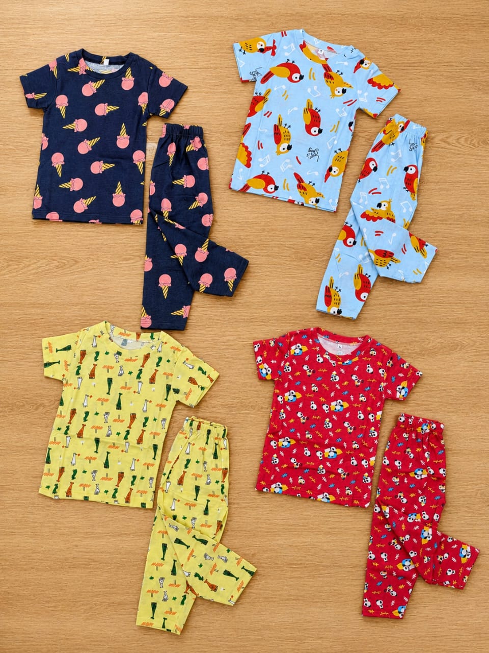 4 T Shirts + 4 Pants Kids Combo Rs. 599 Only