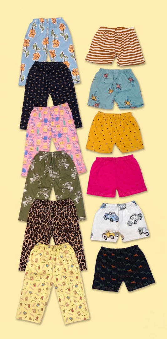 6 Printed Tracks + 12 Printed Shorts Rs. 599 Only